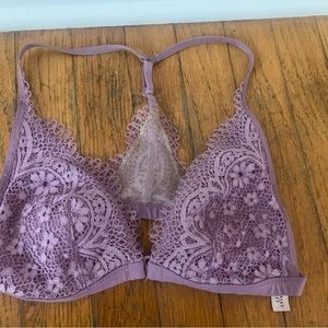 Victoria’s Secret purple lace bralette